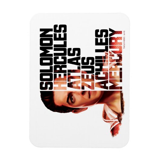 SHAZAM! | Shazam Closeup Acronym Graphic Magneet (Verticaal)