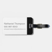 SHAZAM! | Shazam en Billy Lightning Silhouette Bagagelabel (Achterkant horizontaal)