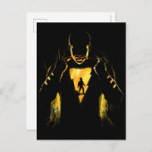 SHAZAM! | Shazam en Billy Lightning Silhouette Briefkaart (Voorkant / Achterkant)