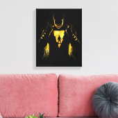 SHAZAM! | Shazam en Billy Lightning Silhouette Canvas Afdruk (Insitu (Woonkamer))