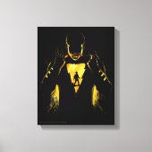 SHAZAM! | Shazam en Billy Lightning Silhouette Canvas Afdruk (Voorkant)