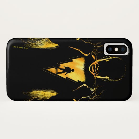 SHAZAM! | Shazam en Billy Lightning Silhouette Case-Mate iPhone Case (Achterkant (horizontaal))