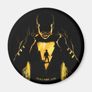 SHAZAM! Shazam en Billy Lightning Silhouette Magneet