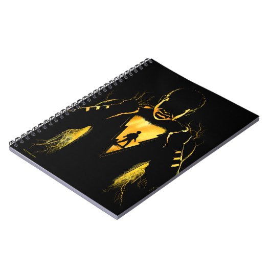 SHAZAM! | Shazam en Billy Lightning Silhouette Notitieboek (Linkerzijde)