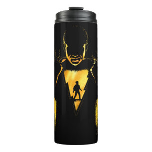 SHAZAM! Shazam en Billy Lightning Silhouette Thermosbeker