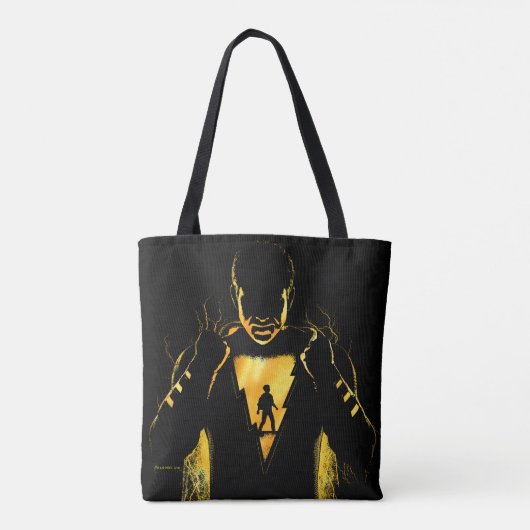 SHAZAM! | Shazam en Billy Lightning Silhouette Tote Bag (Achterkant)