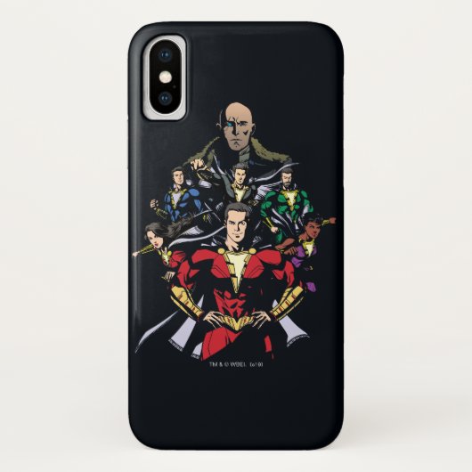 SHAZAM! | Shazam Family Vs. Dr. Sivana Case-Mate iPhone Case (Achterkant)