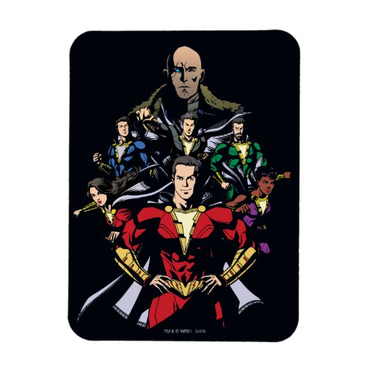 SHAZAM! | Shazam Family Vs. Dr. Sivana Magneet (Verticaal)