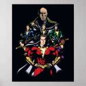 SHAZAM! | Shazam Family Vs. Dr. Sivana Poster (Voorkant)