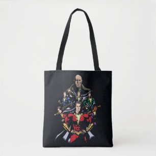 SHAZAM! Shazam Family Vs. Dr. Sivana Tote Bag