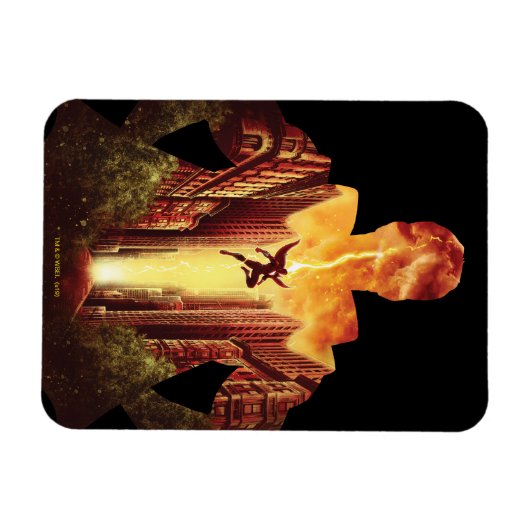 SHAZAM! | Shazam Sunset Silhouette Magneet (Horizontaal)