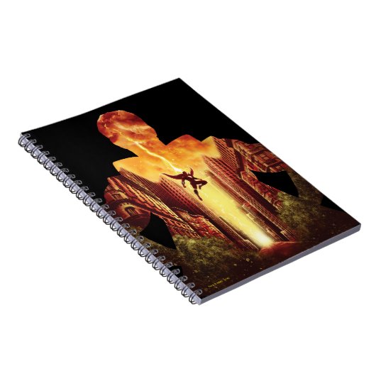 SHAZAM! | Shazam Sunset Silhouette Notitieboek (Rechterzijde)