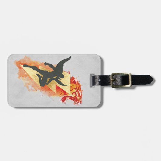 SHAZAM! | Shazam Tiger & Lightning Graphic Bagagelabel (Voorkant horizontaal)