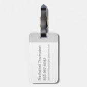 SHAZAM! | Shazam Tiger & Lightning Graphic Bagagelabel (Achterkant verticaal)