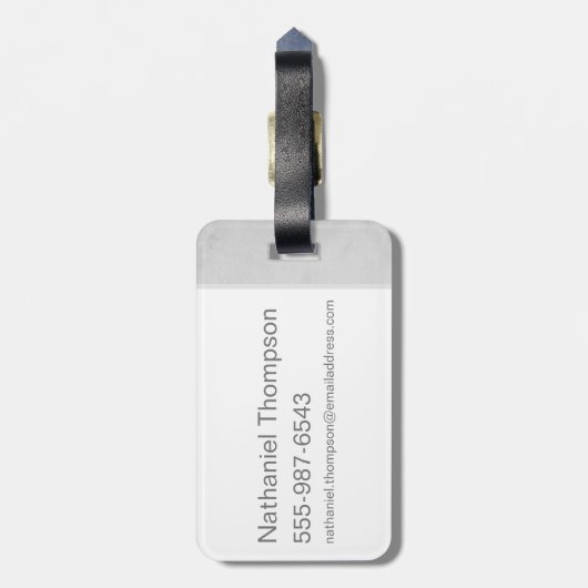 SHAZAM! | Shazam Tiger & Lightning Graphic Bagagelabel (Achterkant verticaal)