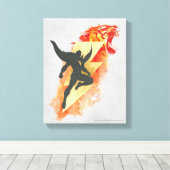 SHAZAM! | Shazam Tiger & Lightning Graphic Canvas Afdruk (Insitu (Houten vloer))