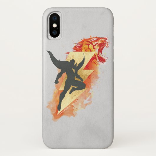 SHAZAM! | Shazam Tiger & Lightning Graphic Case-Mate iPhone Case (Achterkant)
