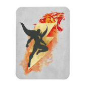 SHAZAM! | Shazam Tiger & Lightning Graphic Magneet (Verticaal)