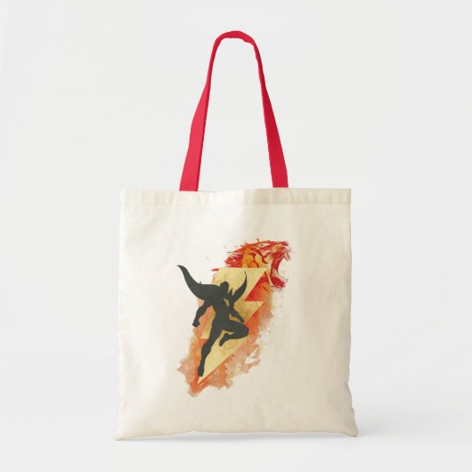 SHAZAM! | Shazam Tiger & Lightning Graphic Tote Bag (Voorkant)