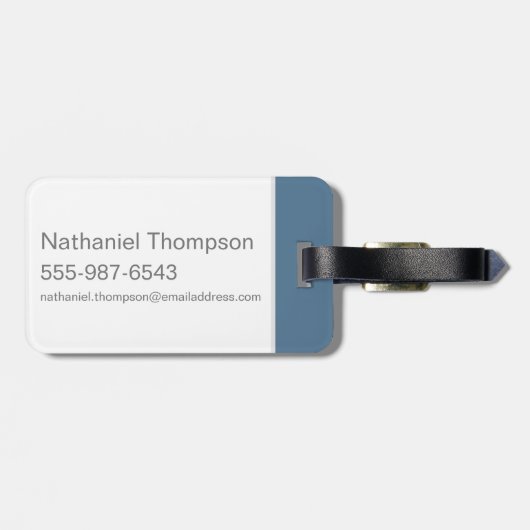 SHAZAM! | Sivana "Macht is alles" Bagagelabel (Achterkant horizontaal)