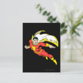 Shazam Soaring Briefkaart (Staand voorkant)