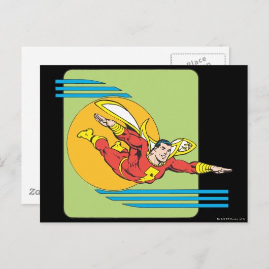 SHAZAM Soars Briefkaart (Voorkant / Achterkant)