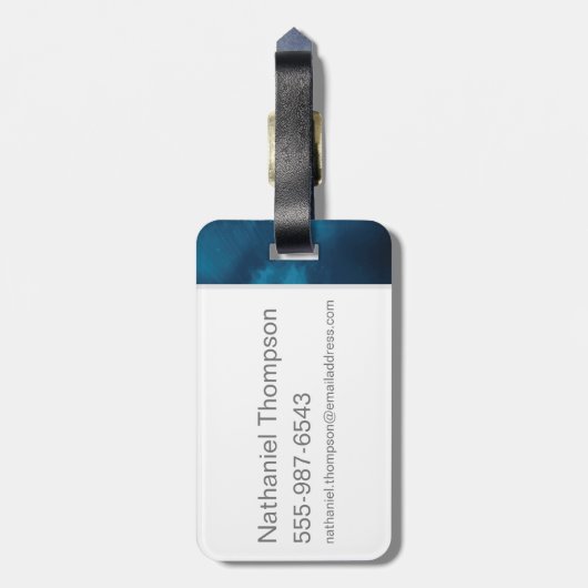 SHAZAM! | Theatrisch Logo Bagagelabel (Achterkant verticaal)