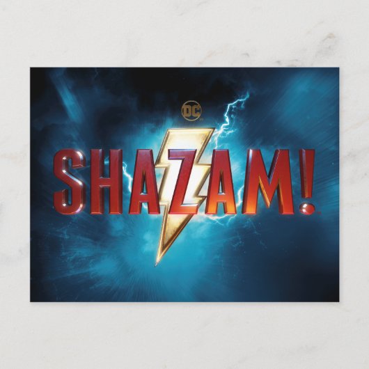 SHAZAM! | Theatrisch Logo Briefkaart (Voorkant)