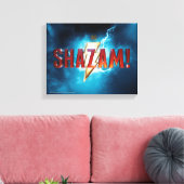SHAZAM! | Theatrisch Logo Canvas Afdruk (Insitu (Woonkamer))