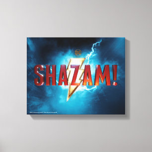 SHAZAM! Theatrisch Logo Canvas Afdruk