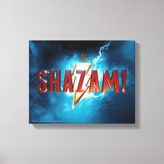 SHAZAM! | Theatrisch Logo Canvas Afdruk (Voorkant)