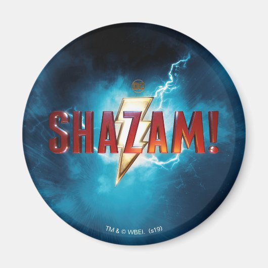 SHAZAM! | Theatrisch Logo Magneet (Voorkant)