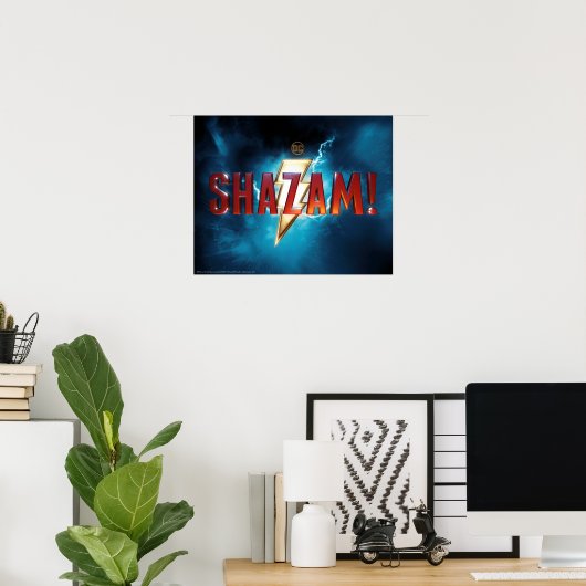 SHAZAM! | Theatrisch Logo Poster (Thuiskantoor)