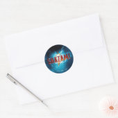 SHAZAM! | Theatrisch Logo Ronde Sticker (Envelop)