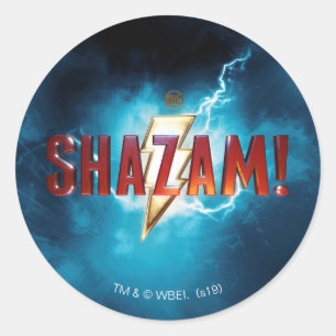 SHAZAM! Theatrisch Logo Ronde Sticker