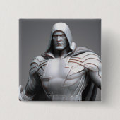 Shazam Vierkante Button 5,1 Cm (Voorkant)