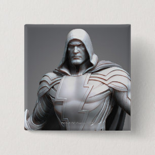 Shazam Vierkante Button 5,1 Cm