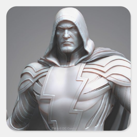 Shazam Vierkante Sticker (Voorkant)