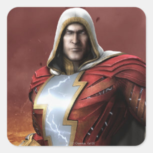 Shazam Vierkante Sticker