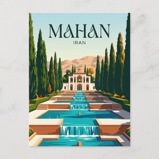 Shazdeh tuin Iran Briefkaart (Voorkant)