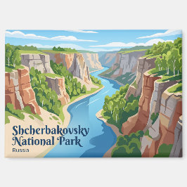 Shcherbakovsky Nationaal Park Rusland Magneet