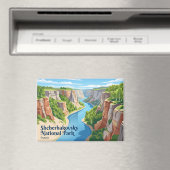 Shcherbakovsky Nationaal Park Rusland Magneet (Insitu (Vaatwasser))