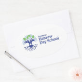 SHDS-logo-stickers Ovale Sticker (Envelop)