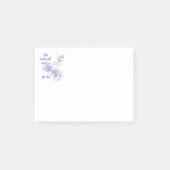 "She believed and so Motivational Quote Butterfly Post-it® Notes (Voorkant)