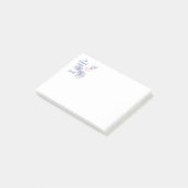 "She believed and so Motivational Quote Butterfly Post-it® Notes (Schuin)