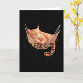 She Believed She Could But Her Cat Was Asleep On H Kaart (Gele Bloem)