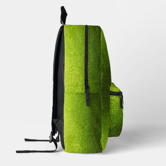 She Believed She Could Lime Green Glitter Sparkles Bedrukte Rugzak (Links)