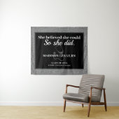 She Believed She Could Nurse Silver Glitter Name Wandkleed (In Situ (horizontaal))