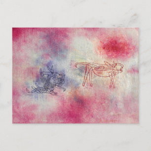 She Bellows, we Play, 1928 by Paul Klee Briefkaart