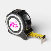 She Can Fix It | Female Empowerment Tape Measure Rolmaat (Hoek)